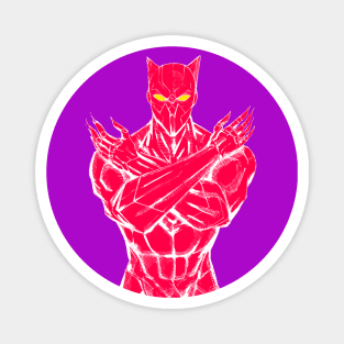 wakanda in vibranium the black panther Magnet